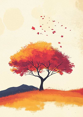 Autumn Tree Landscape