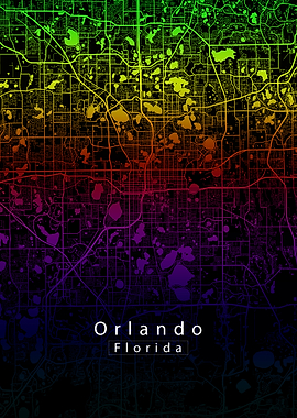 Orlando Florida City Map