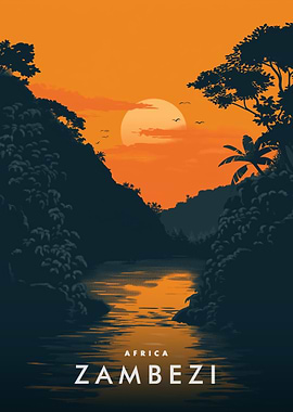 Zambezi River Sunset