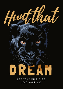 Black Panther Hunting a Dream