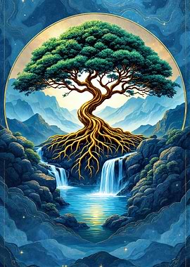 Golden Tree Waterfall