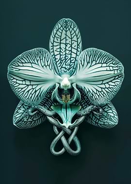 Orchid with Knot