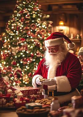 Santa Claus Christmas Cookie