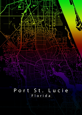 Port St. Lucie Florida Map