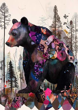 Bear in a Forest