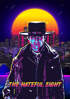 The Hateful Eight Retro Poster