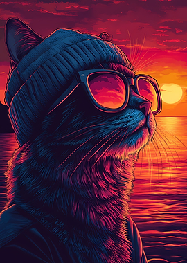 Cool Cat Sunset