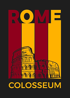 Rome Colosseum Poster