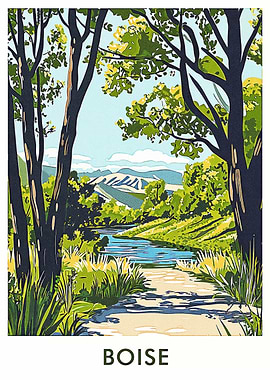 Boise River Landscape