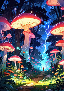 Enchanted Mushroom Forest