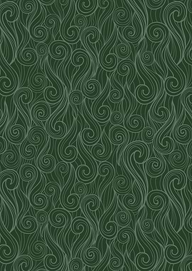 Green Swirl Pattern