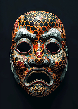 Japanese Noh Mask