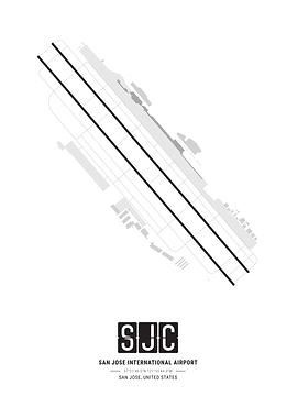 San Jose Airport Layout