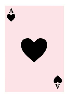 Ace of Heart Card