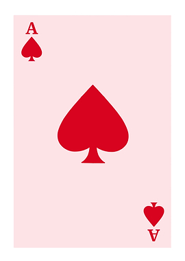 Ace of Spades Playing Card