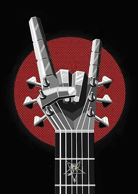 Metal Guitar Hand