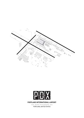 Portland International Airport Map