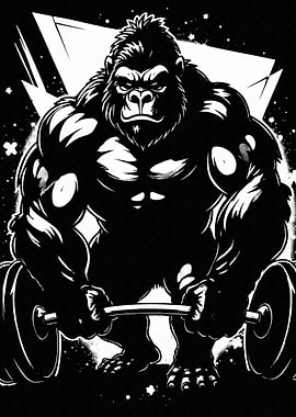 Gorilla Weightlifting