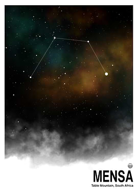 Mensa Constellation Print