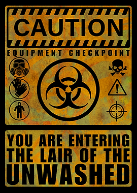 Biohazard Warning Sign