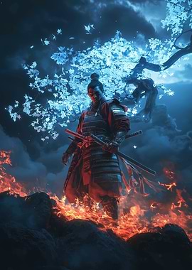 Samurai in Flames