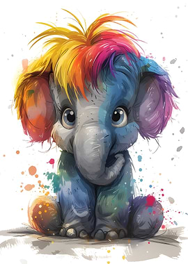 Rainbow Elephant