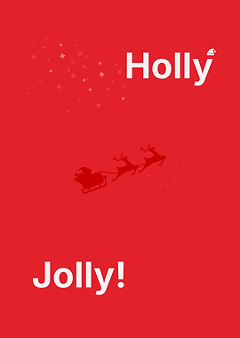 Holly Jolly Christmas Card