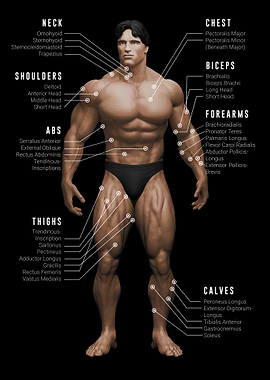 Fitness workout gym arnold schwarzenegger anatomy