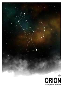 Orion Constellation Art Print