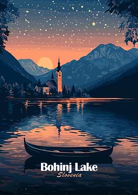 Bohinj Lake Slovenia