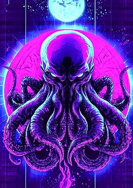 Cthulhu Retro Art