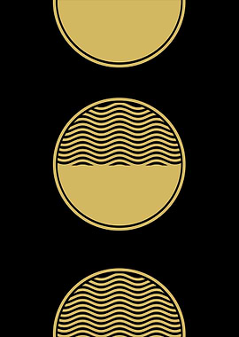 Gold Circle Pattern