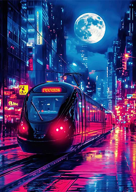 Neon City Train