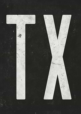 TX Texas Vintage Sign