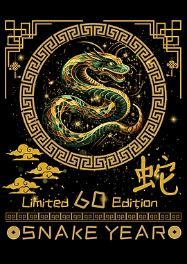 60th birthday born in 1965 - Chinese Zodiac Snake Year