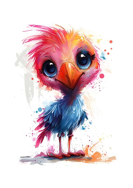 Cute Cartoon Bird