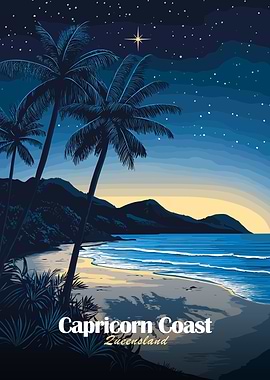 Capricorn Coast Night