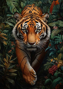 Tiger in Jungle