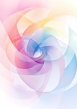 Abstract Swirling Colors