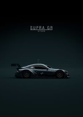 Black Toyota Supra GR GT500 2020- Green Tint