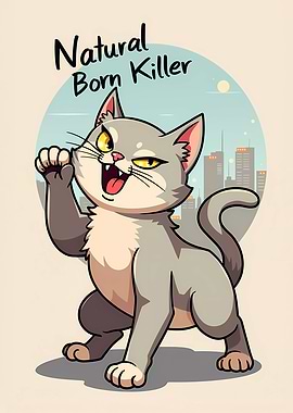 Natural Born Killer Kitty Cat Meme
