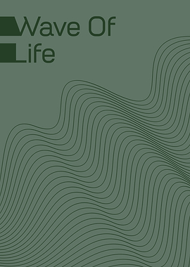 Wave Of Life Abstract Art