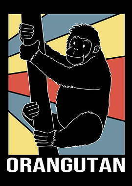 Orangutan Silhouette