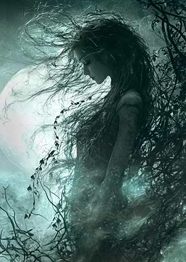 Mystical Forest Woman