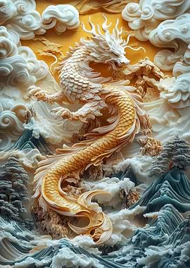 Golden Dragon Relief
