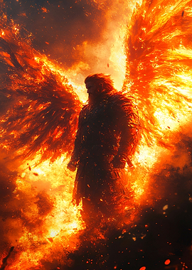 Fiery Angel Warrior