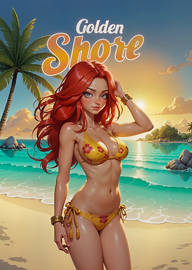 Golden Shore Woman