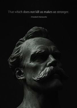 Nietzsche Quote Sculpture
