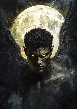 Dark Angel with Wings