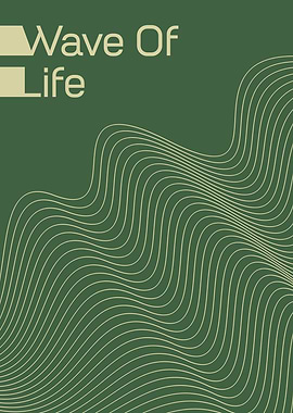 Wave Of Life Abstract Art